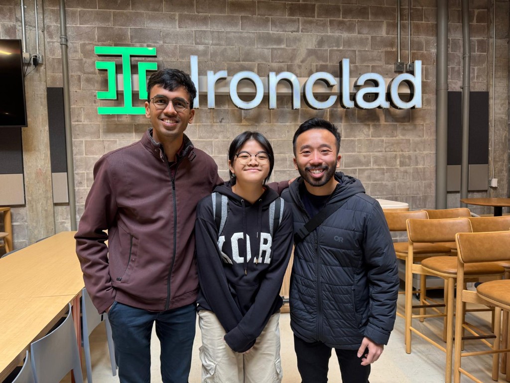 Axelia with the Ironclad team in San Francisco