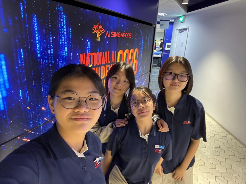 Axelia with teammates at NAISC 2026